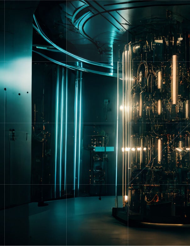 Doors with light in the dark